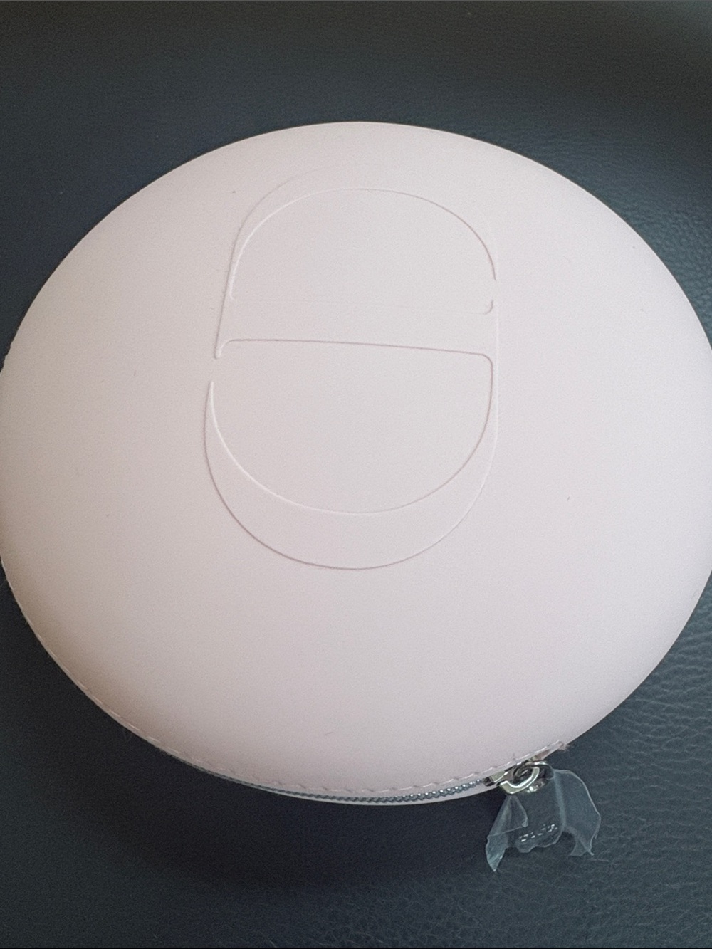 Dior Pale Pink Round Silicone Case